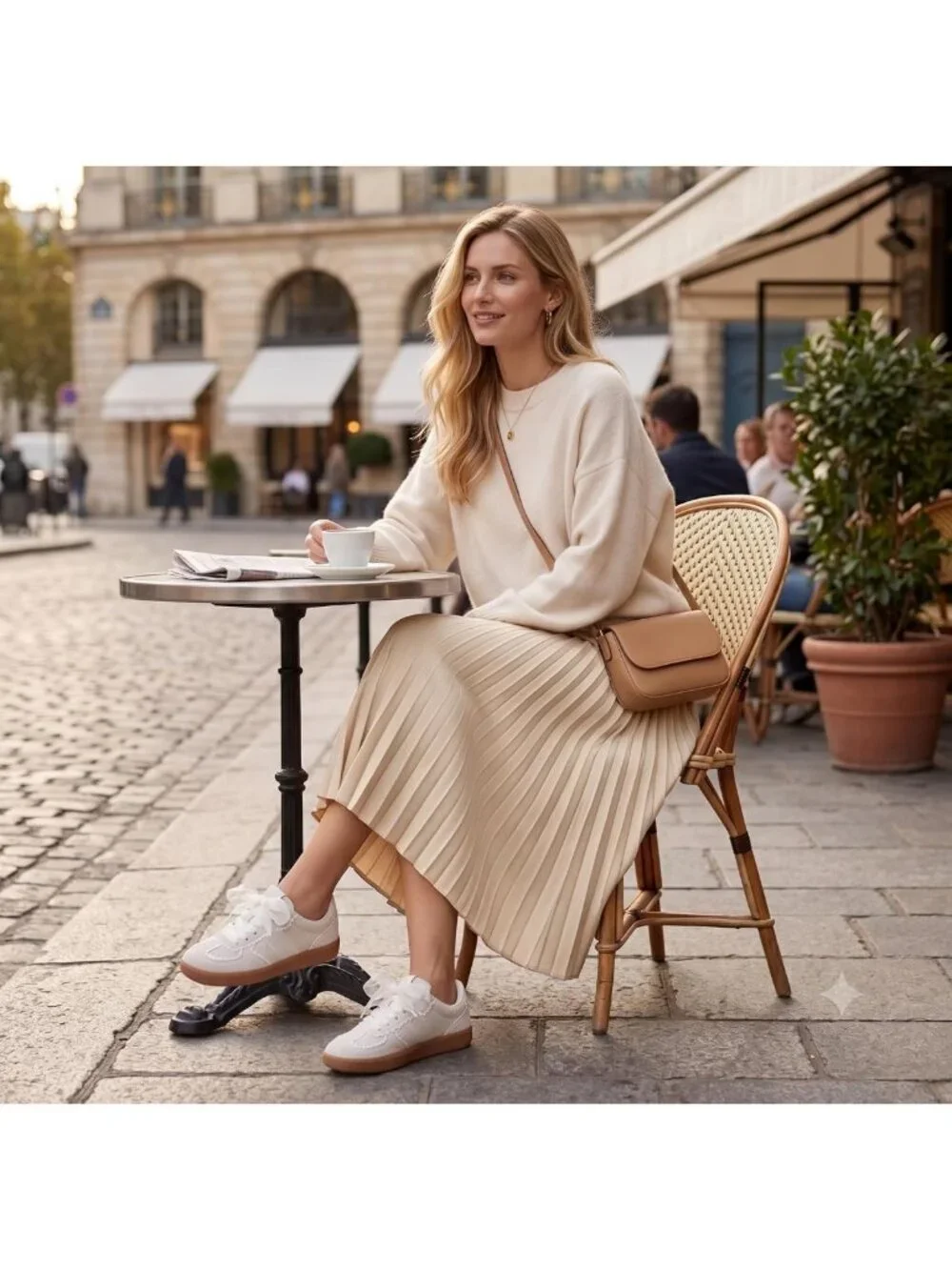 Stylish Women's Lace-Up Fashion Sneakers with Arch Support for Tennis & Walking